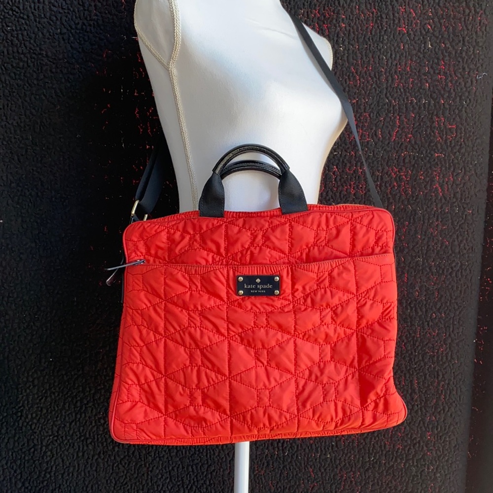 Kate Spade Signature Chad Quilted Laptop Bag